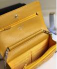 Сумка Ch*nel WOC Wallet On Chain Caviar Yellow